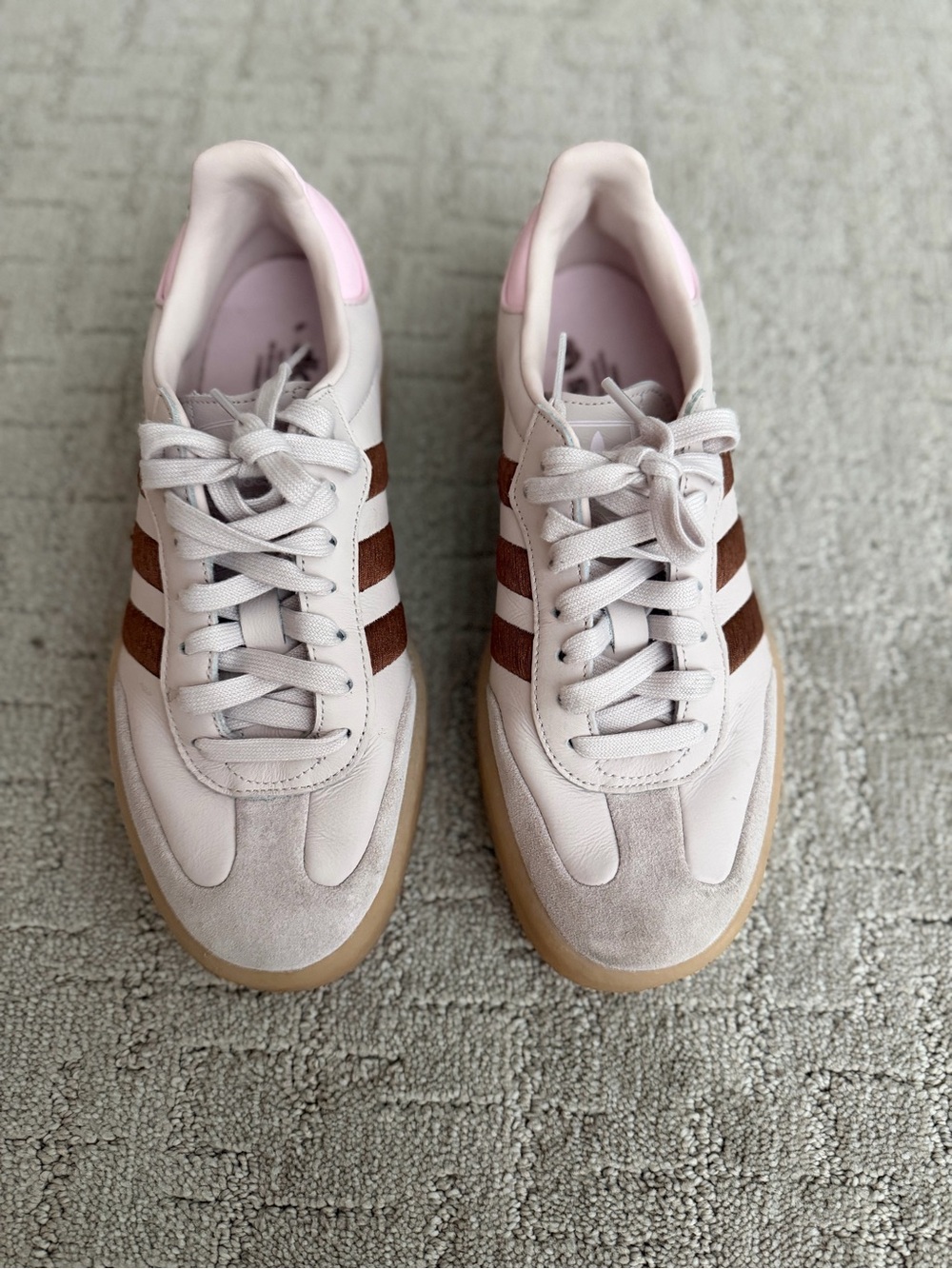 Adidas Samba Blush Pink Platform Sneakers Women’s Size 8